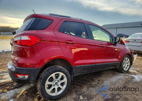 2018 Ford Ecosport Se z USA, uszkodzony, nr VIN MAJ6P1UL6JC198945